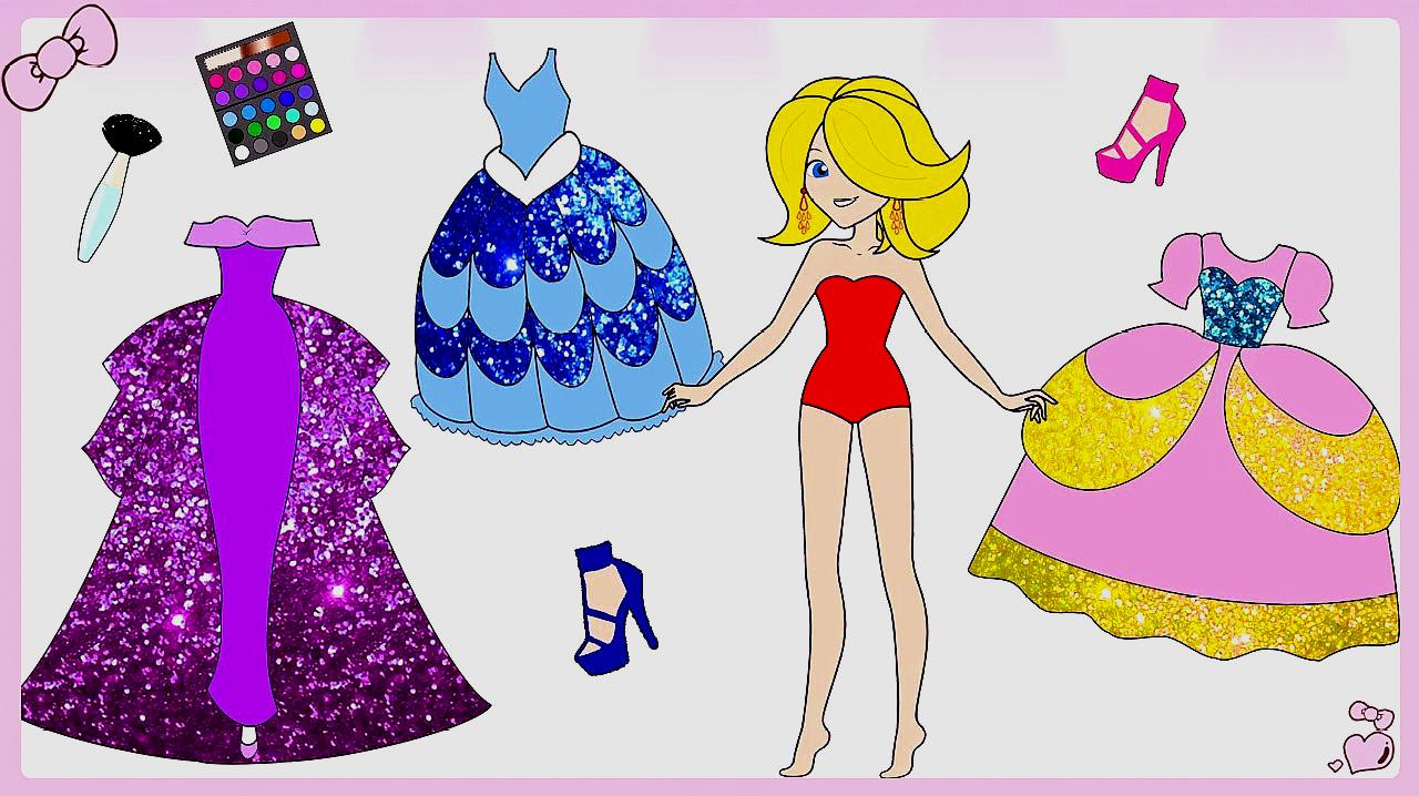 迪士尼剪纸手工:教你为小公主设计宴会造型,你给多少分呢?