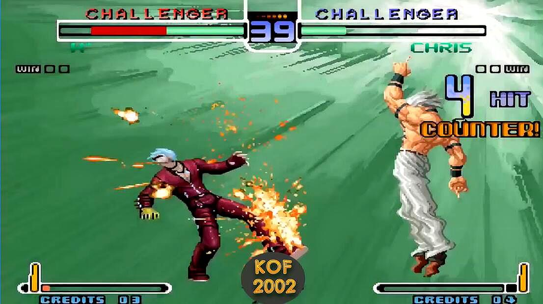 游戏猿:动作冒险类游戏《拳皇2002》的精彩合集(第2期)