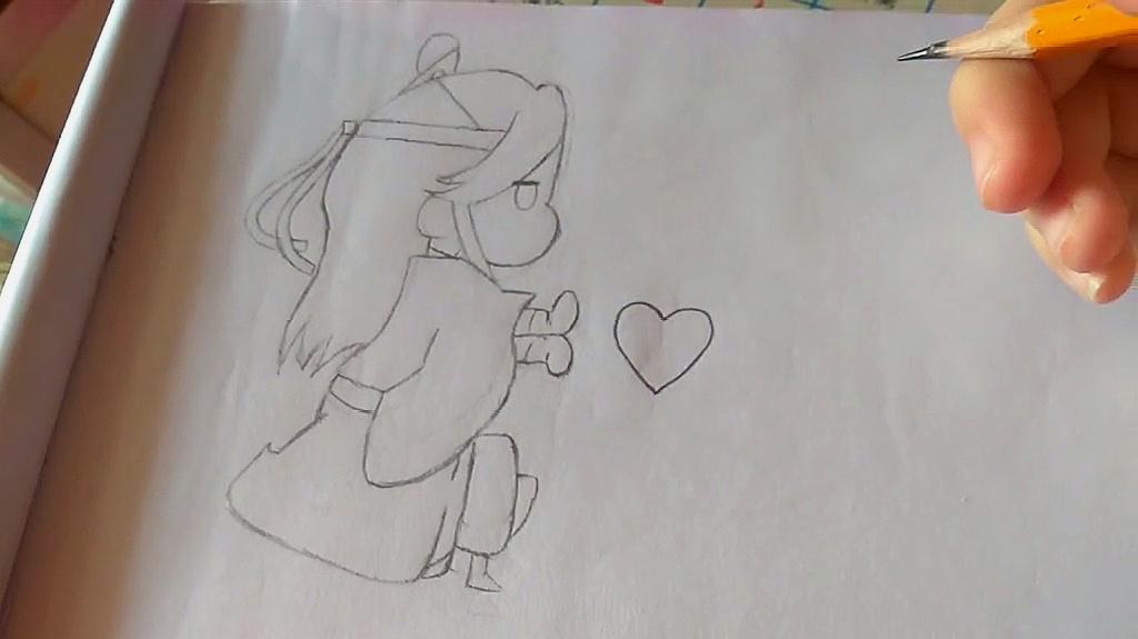 魏无羡q版简笔画怎么画