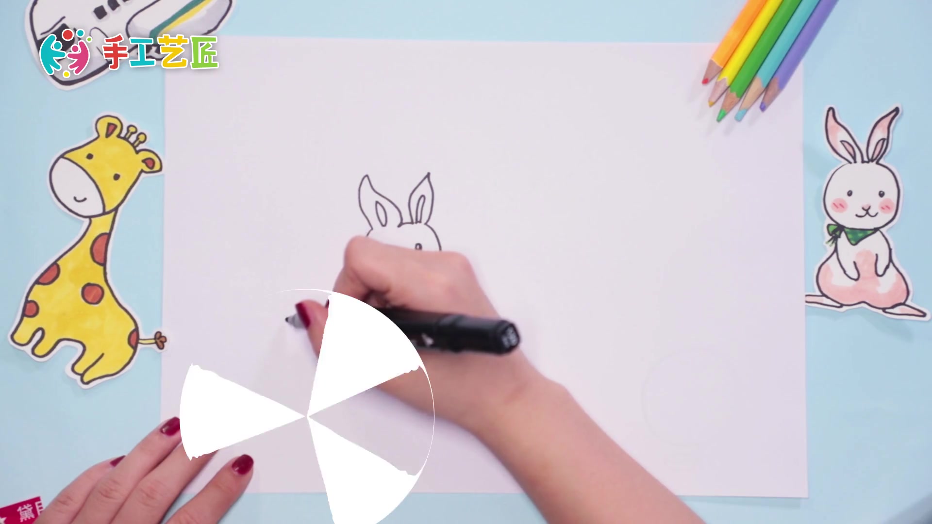 玉兔简笔画怎么画