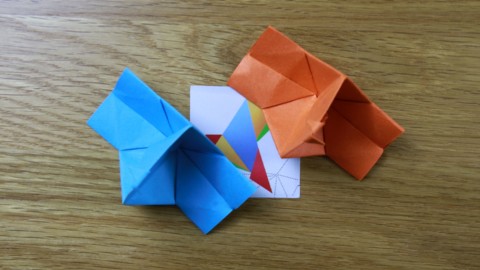 1小裤子折纸方法 来源:网易视频-儿时的回忆,非常简单的小裤子折纸,还