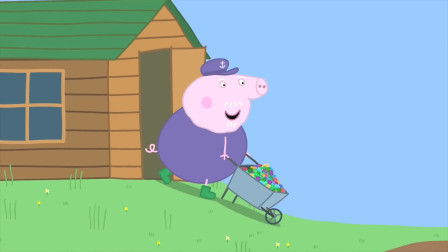 小猪佩奇爷爷的彩色石头