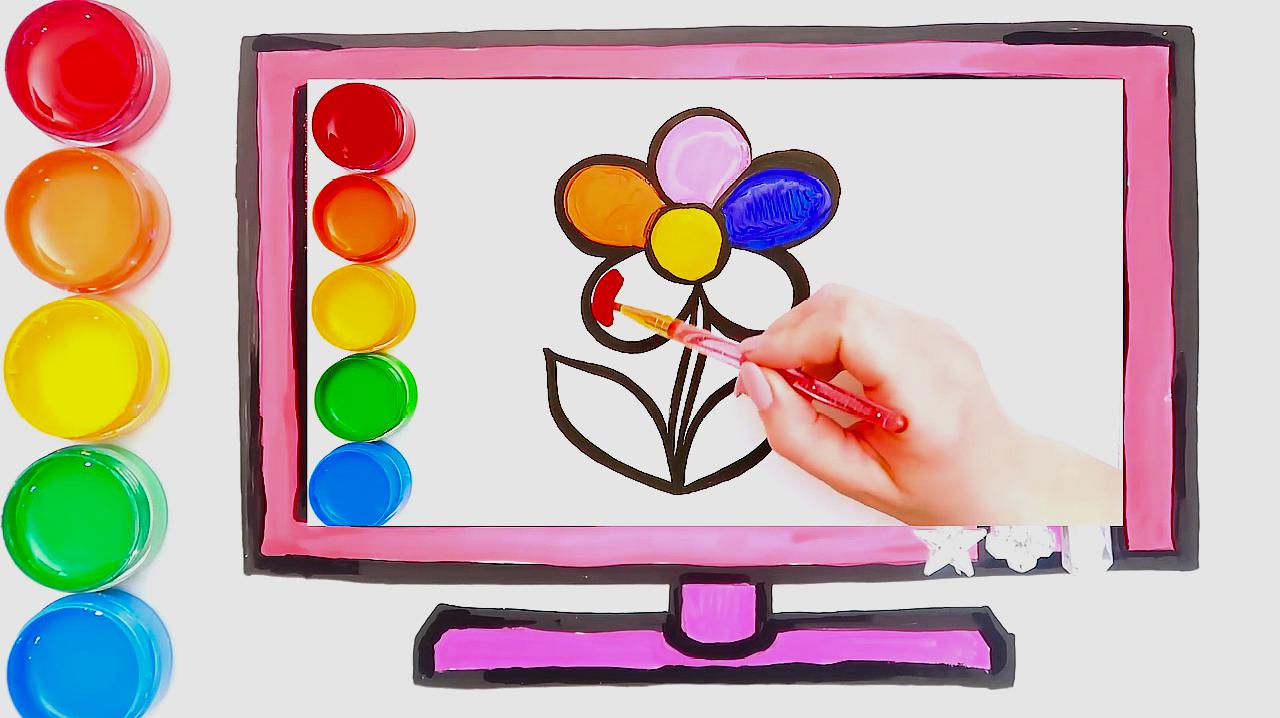 电视机的简笔画怎么画?