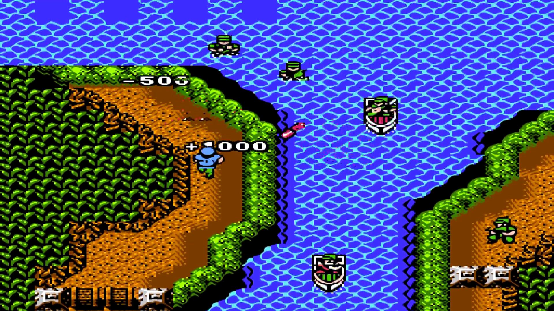 经典fc射击游戏《古巴战士》第3关