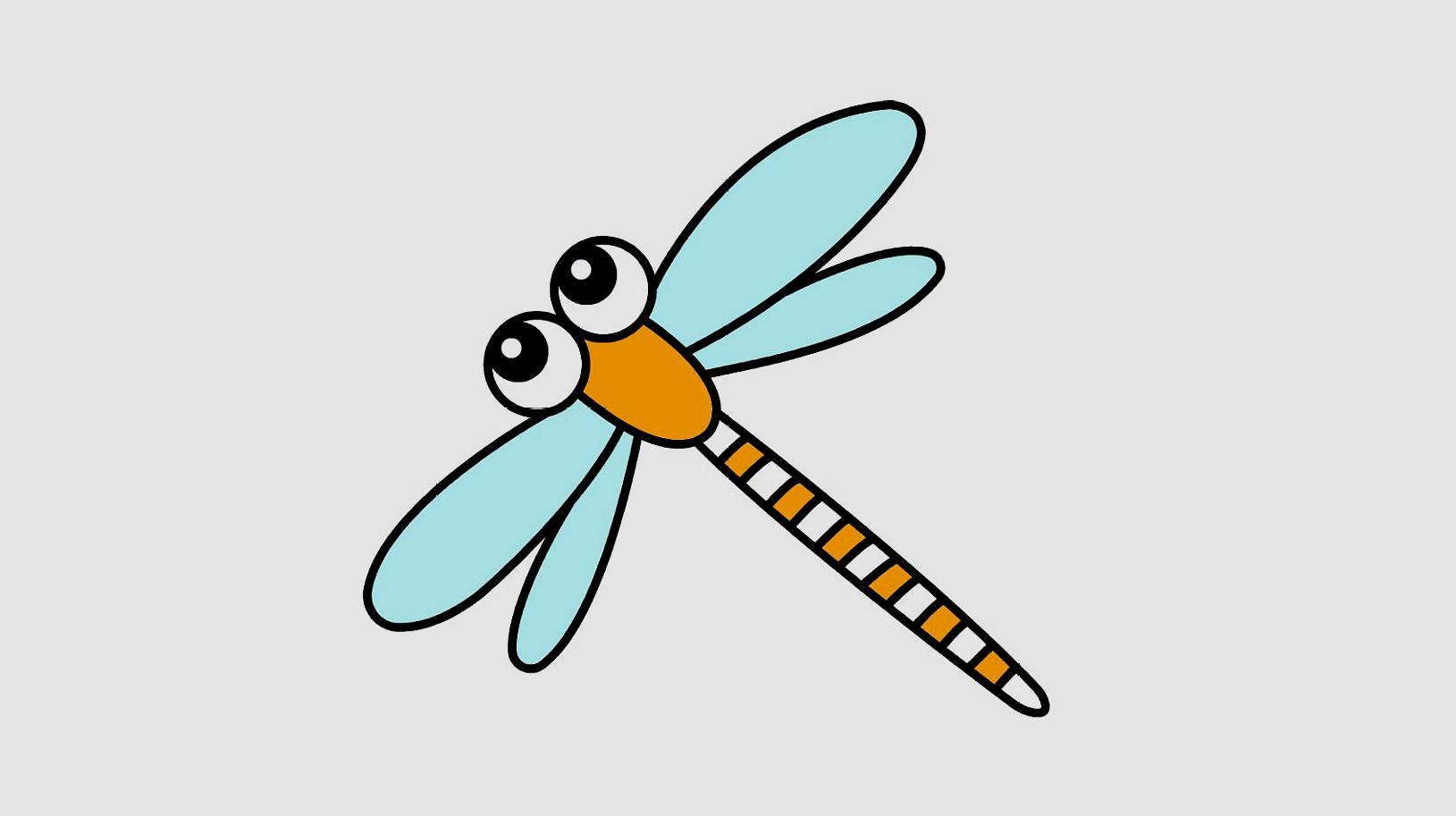 秒懂百科-简笔画蜻蜓 简单好学 服务升级打开原网页 2简单漂亮的蜻蜓