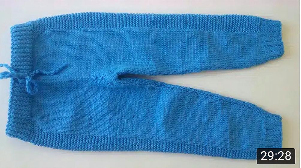 棒针编织温暖舒适的儿童毛线裤,会编织的宝妈你学会了吗?