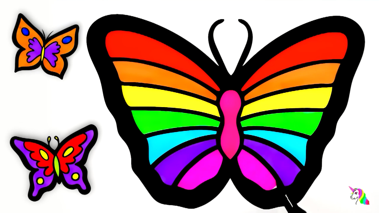 教你蝴蝶的画法,简单又漂亮!