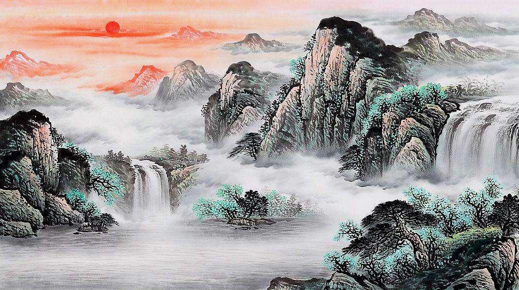 山水画怎么绘制