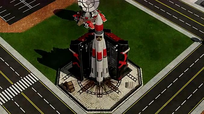 红警:红警3中核弹攻击画面,这特效真不是其他游戏能比的