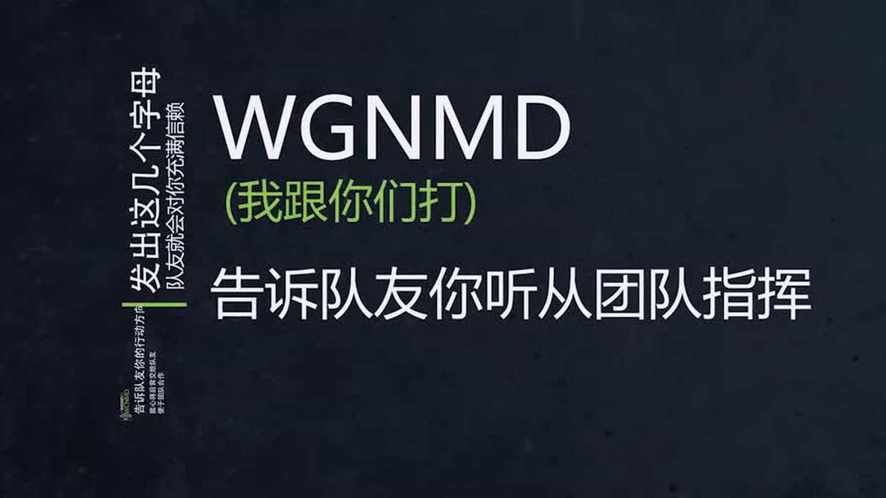 王者荣耀:如何优雅的用英文缩写,和王者队友友善沟通?