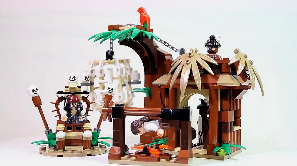 乐高积木:lego 4182 加勒比海盗 逃出食人族