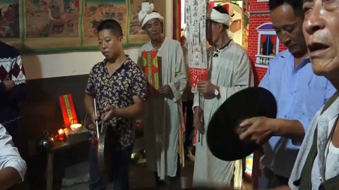 农村白事风俗,好多人帮忙