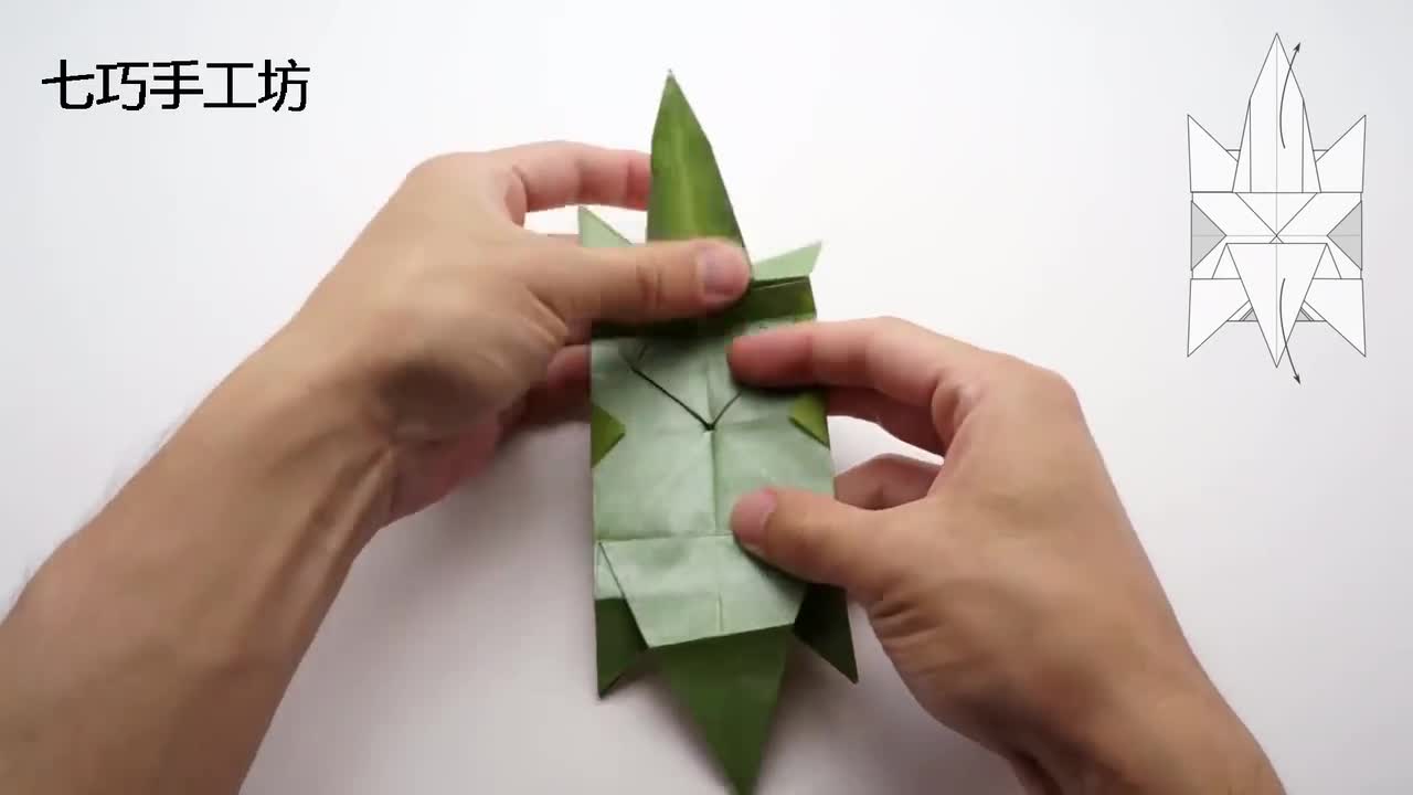 简单的折纸小乌龟手工图解教程