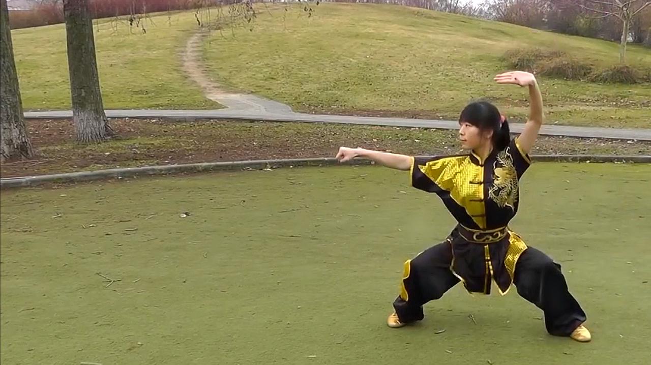 五步拳详细动作,武术教学视频