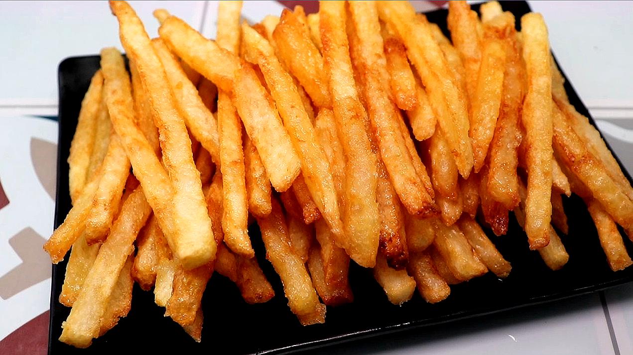 教你在家炸薯条,成本不到3块钱,一做一大盆,学会不用去外面买