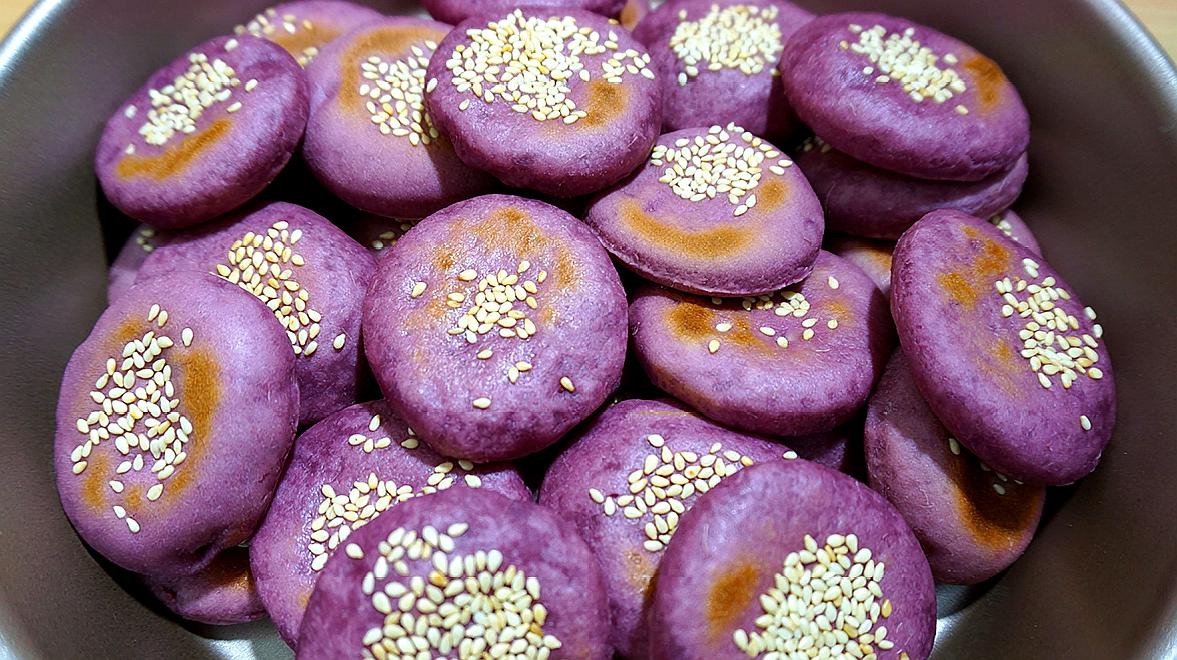 好吃的紫薯面饼怎么做?