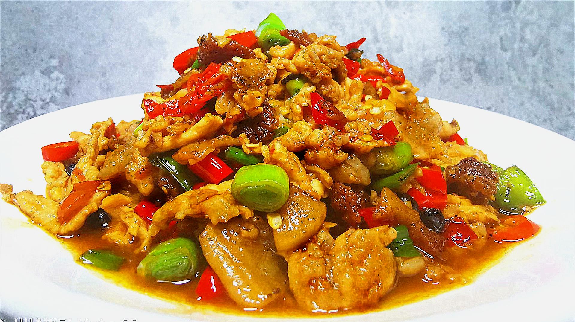 厨师长分享一道超级下饭菜"肉炒肉",肉汁拌饭连吃三碗,太香了