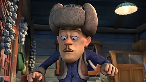 熊出没之夺宝熊兵 强哥这睡觉姿势真特别 一般人还真不行 [电影]