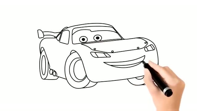 教你赛车的画法,简单又炫酷!