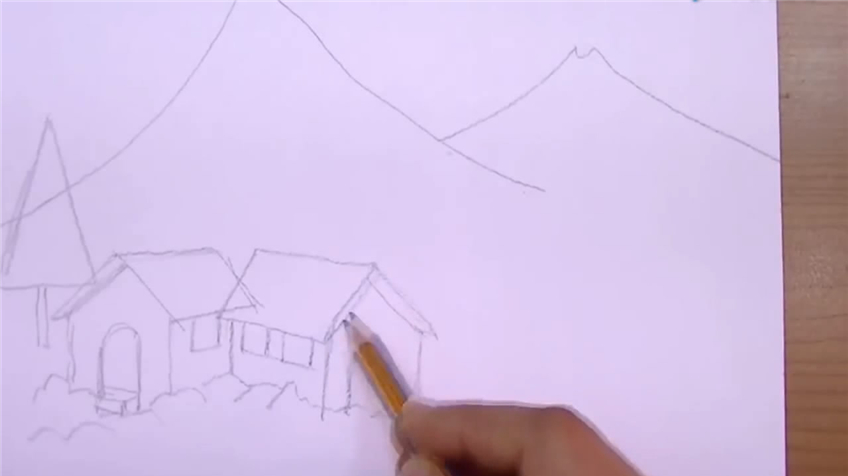 怎么画美丽家园主题画