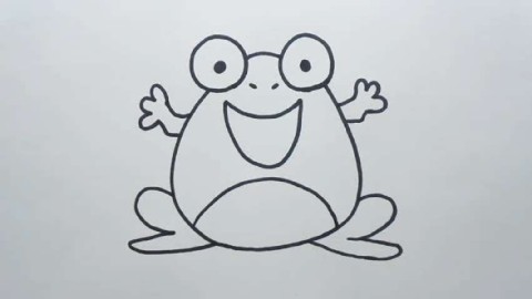 如何画出好看的青蛙简笔画?