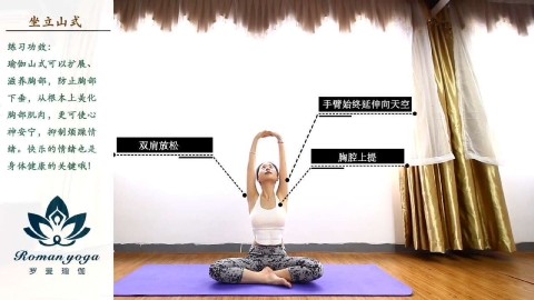 《瑜伽基础视频教程》第1节:坐立山式