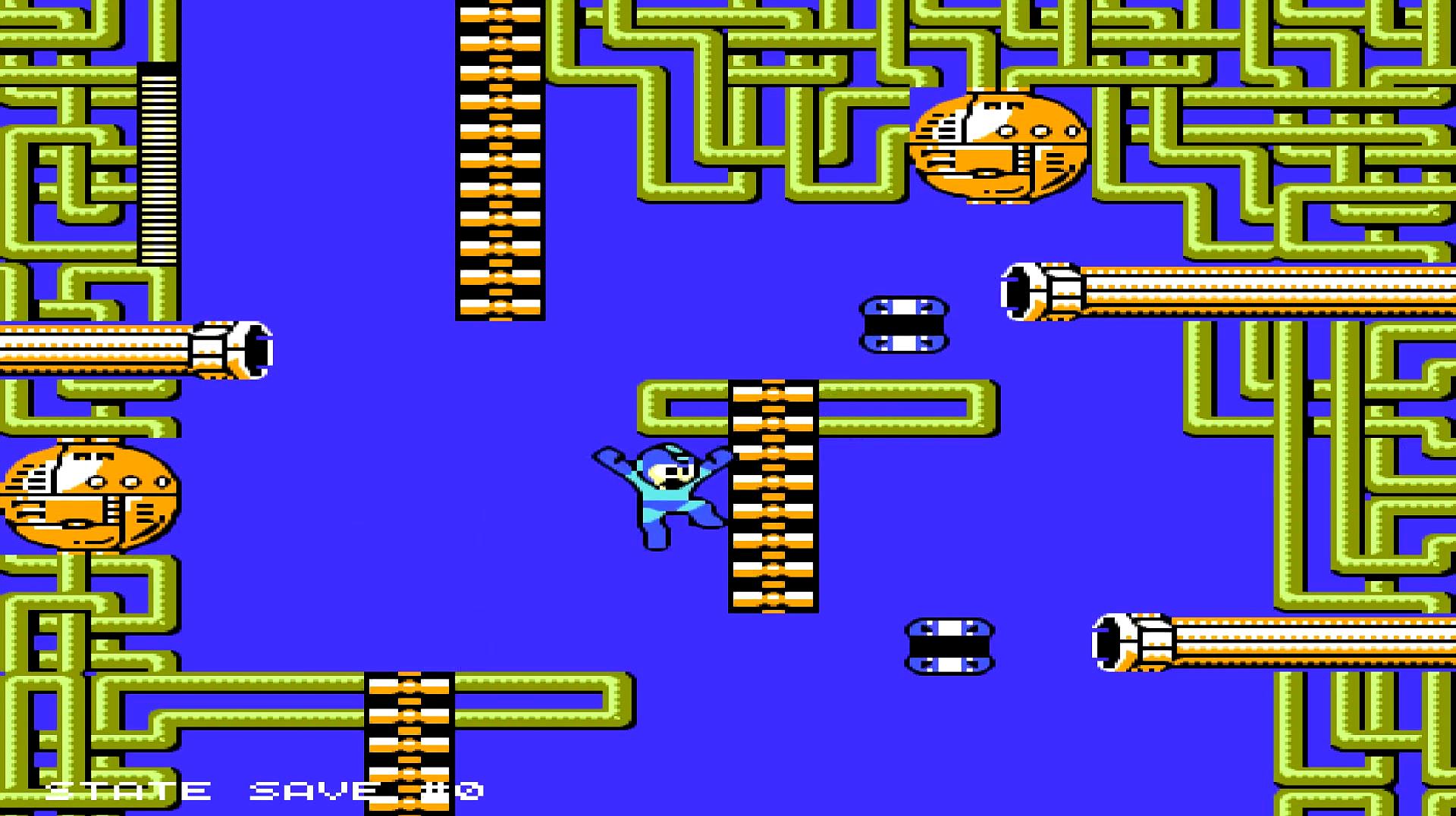 经典fc射击游戏《洛克人2》第5关