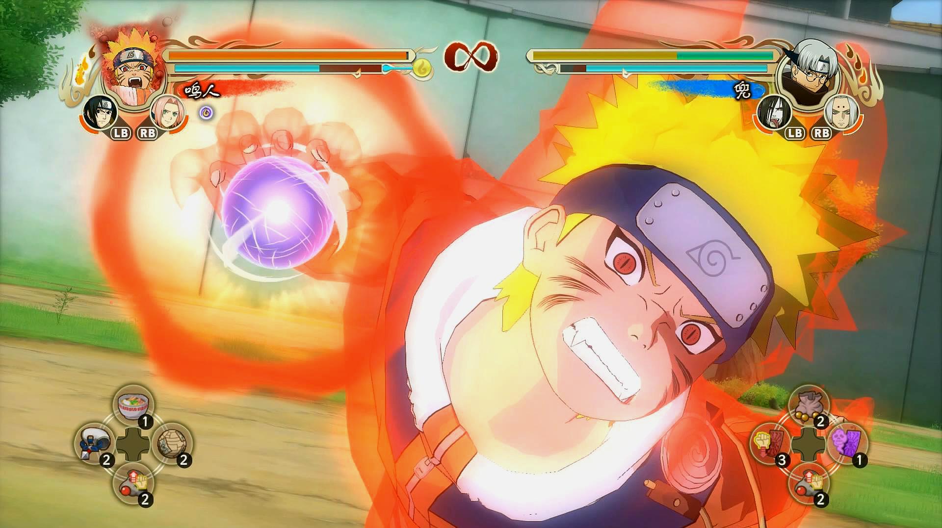 《火影忍者究极风暴1》鸣人觉醒模式必杀技 一尾鸣人螺旋丸