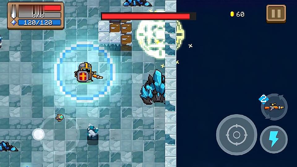 元气骑士,精蟹看到镭射浮游炮,呵一声,不屑地笑了