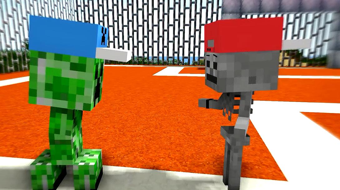 潇洒也成超级英雄,超能力牛 6真人我的世界:这个大怪物抓走了绿小花