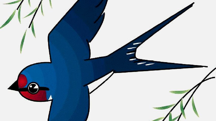 12种燕子简笔画,为了孩子收藏