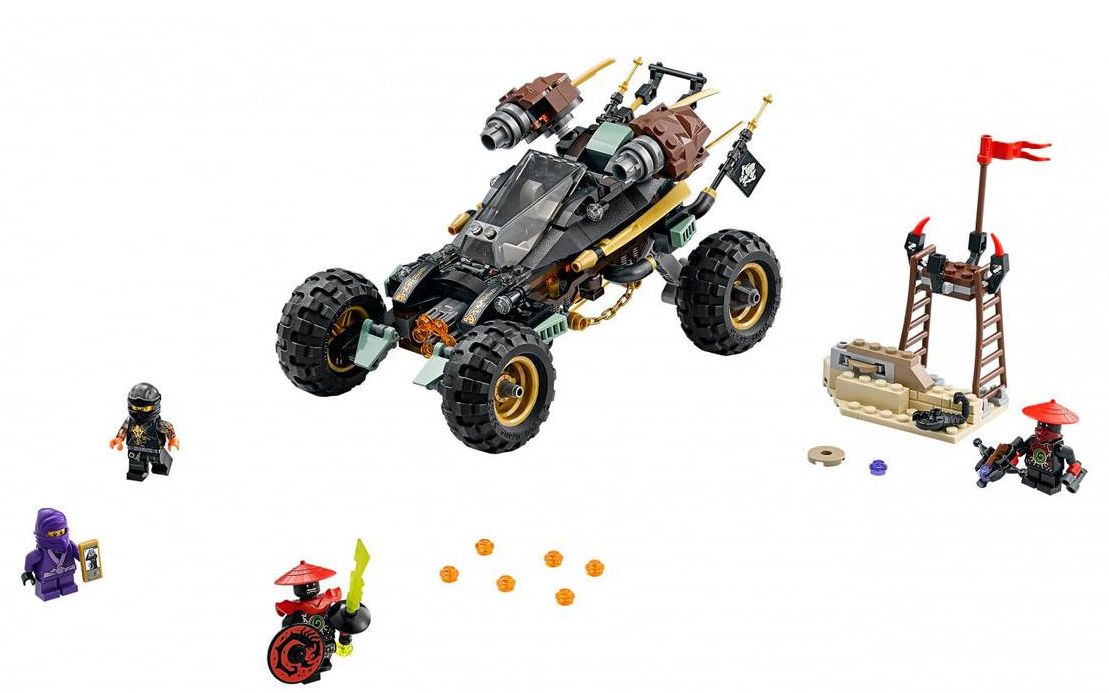 乐高lego 70589 幻影忍者 忍者六连发越野战车 速拼评测