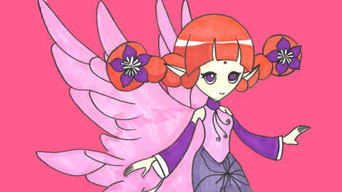 草莓简笔画 : 第1集 小花仙之花仙精灵