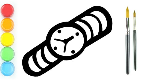 教你手表的画法,简单又形象!