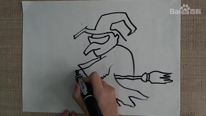 飞天动漫角色简笔画怎么画