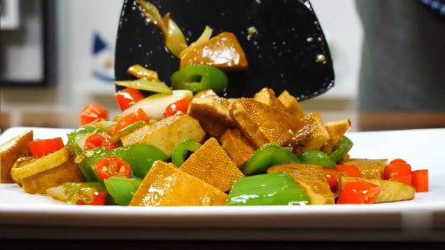 素炒豆腐干的家常做法
