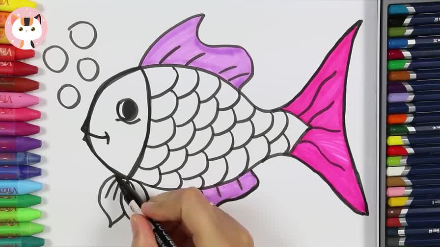 鱼简笔画怎么画?