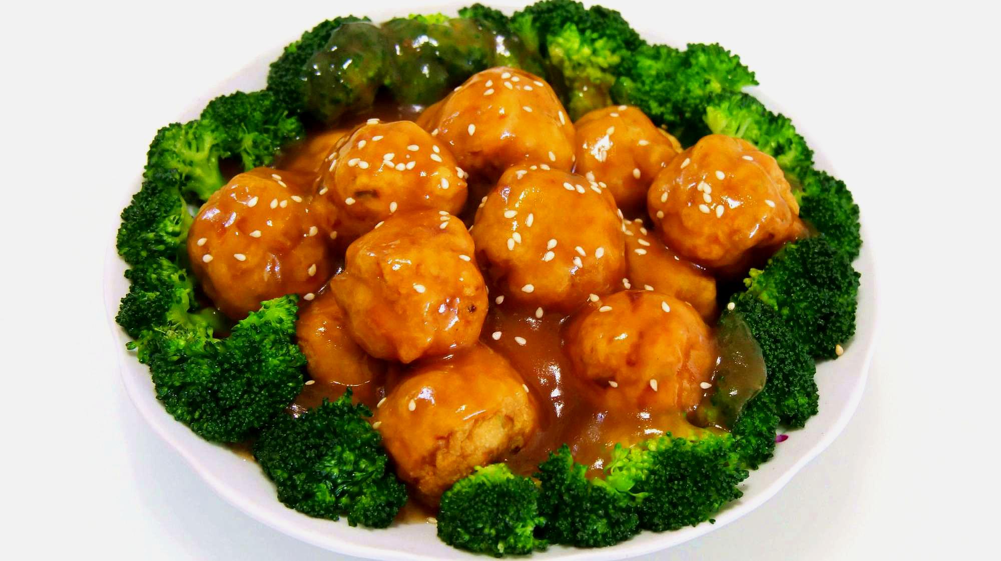 鸡胸肉和豆腐很好吃的做法,细腻滑嫩的糖醋丸子,真的很好吃!