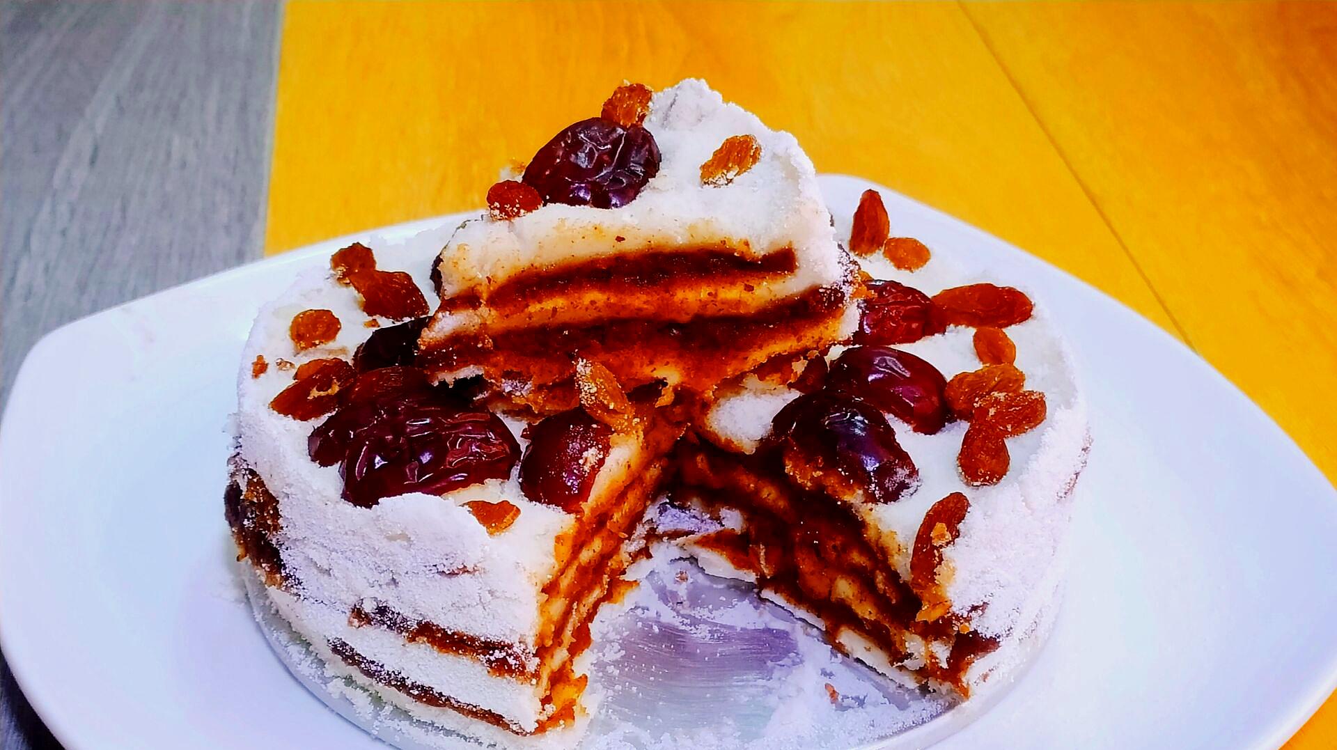 重阳佳节我家必吃小糕点,重阳花糕香甜软糥,做法简单