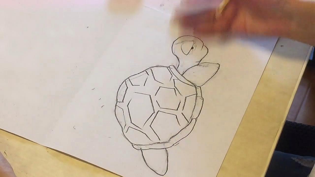 乌龟简笔画怎么画?
