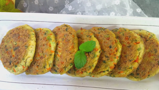 营养美味蔬菜饼,简单易做好消化