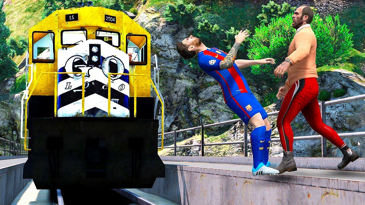 gta5搞笑时刻:超级球星们在洛圣都玩跳水,真是太能恶搞了