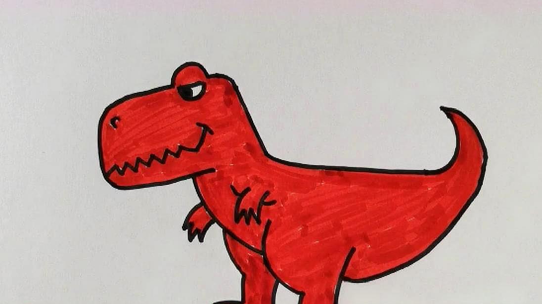恐龙怎么画好看