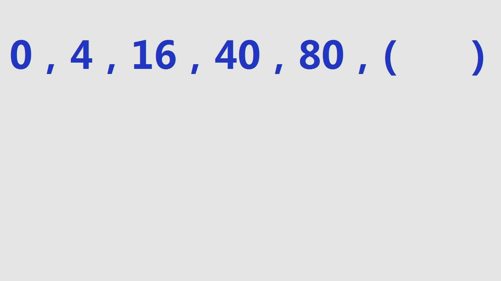 服务升级 19公务员考试:1,8,27,64,下一个数字是什么呢?