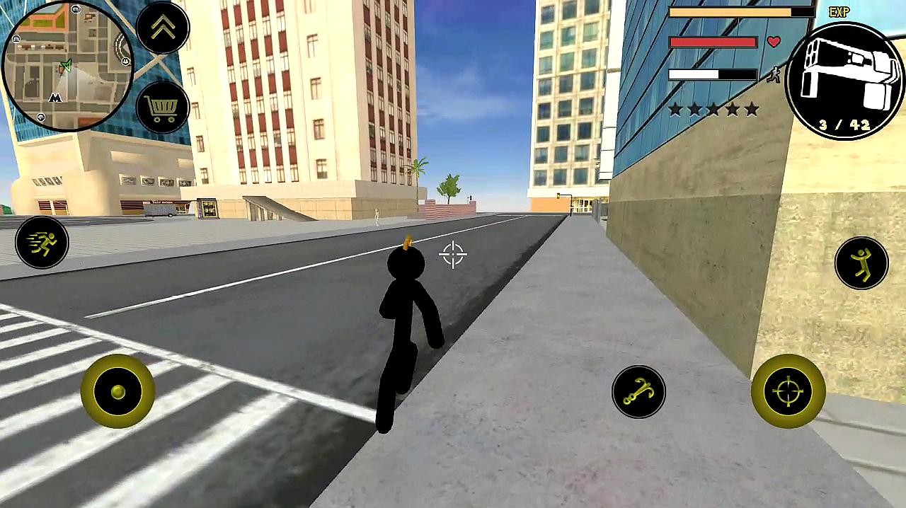 小狸电竞游戏解说:动作冒险类游戏《火柴人绳索英雄》的视频合辑(一)