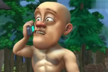 01:12熊出没:光头强变成肌肉男,太帅了!