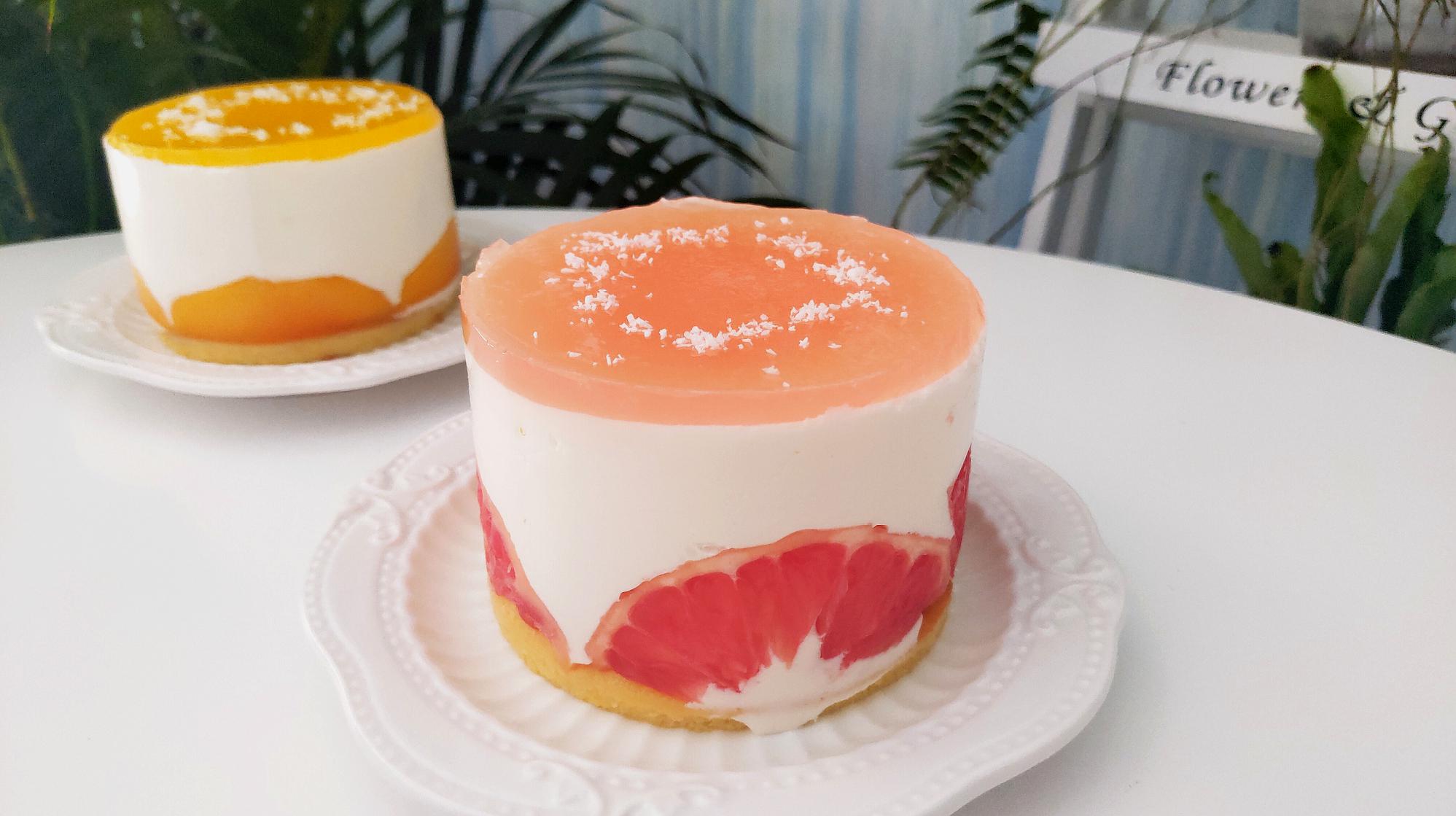 夏日缤纷水果酸奶慕斯蛋糕,烘焙新手轻松做,透心凉的解暑甜品