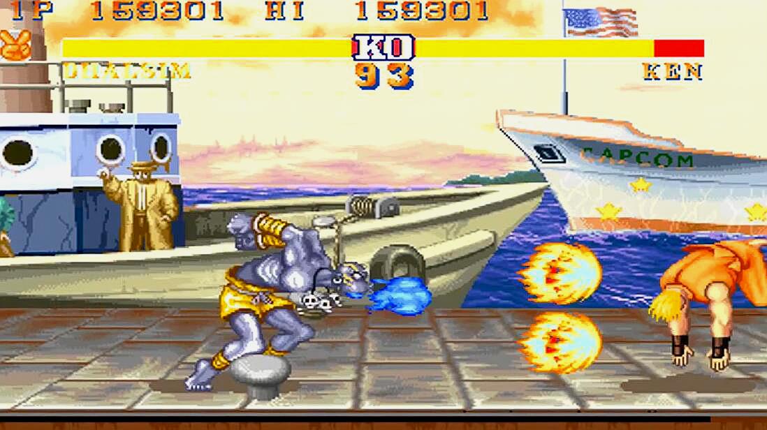 街霸2:长臂吐火自带2枚波动拳 红疯:有人偷我气功管不管?