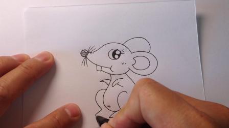 小老鼠简笔画怎么画?