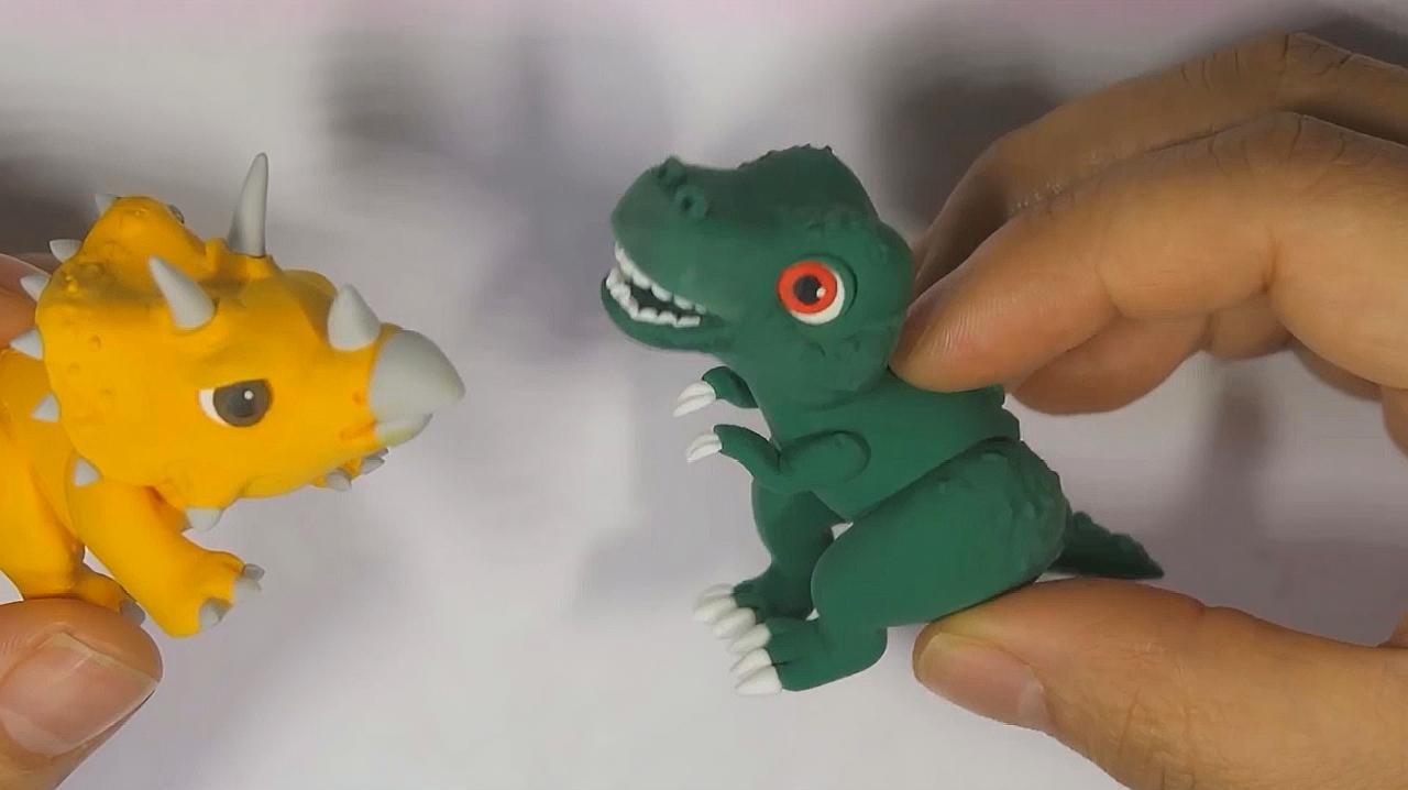 粘土软陶手工:diy创意手工制作侏罗纪的霸王龙